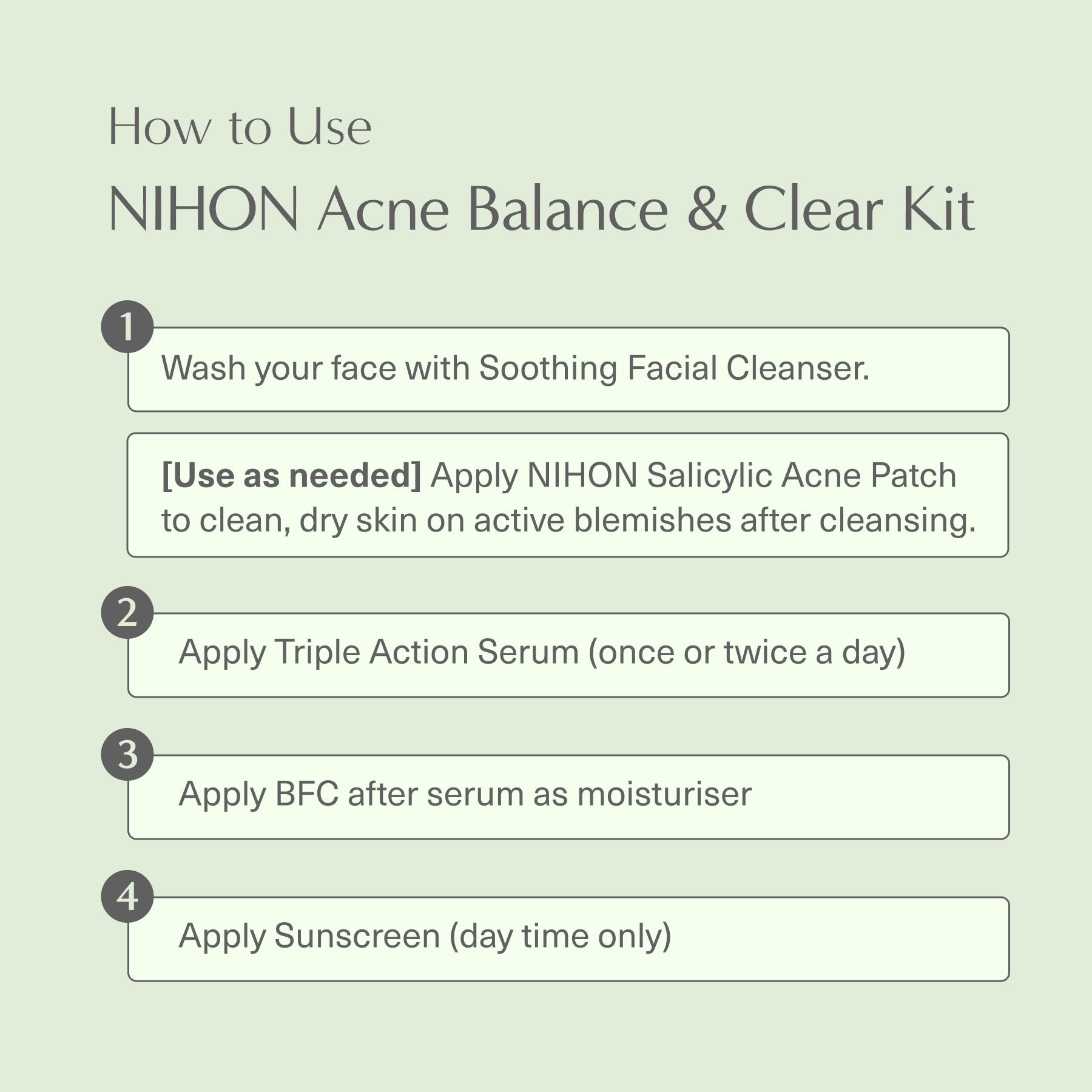 Acne Balance & Clear Trial Kit