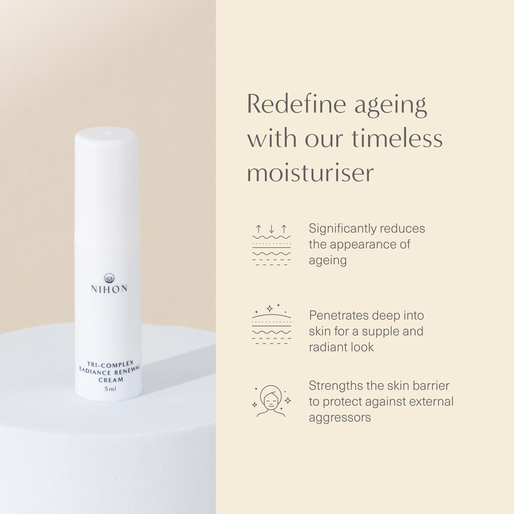 Tri-Complex Radiance Renewal Cream Travel