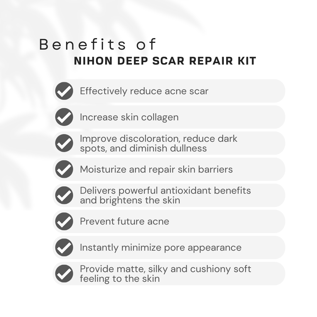 Benefits of Nihon Deep Scar Repair Kit