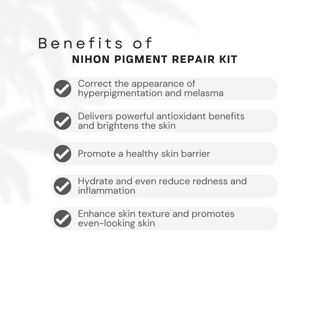 Benefits of Nihon Pigment Repair Kit