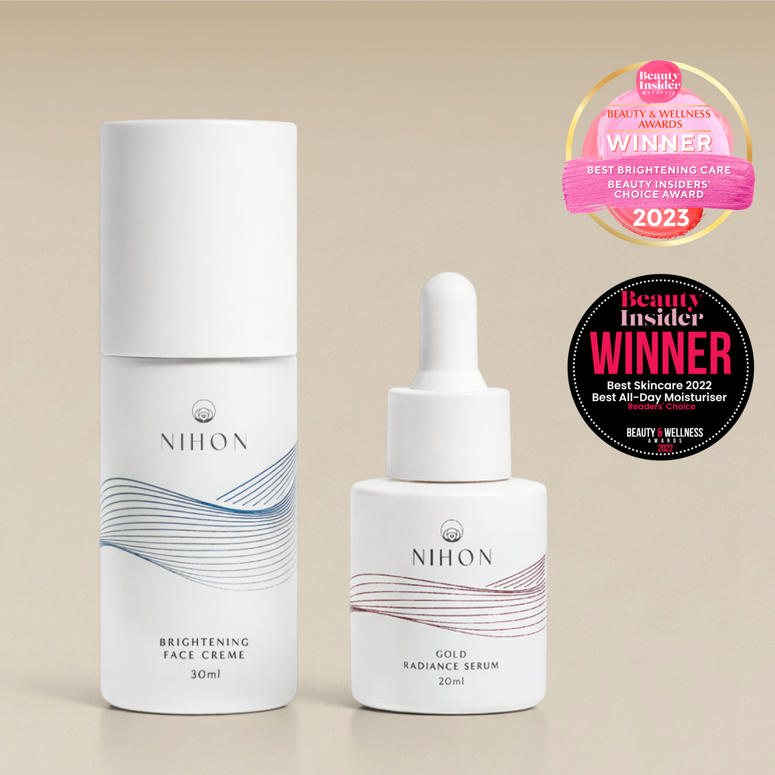 Brightening Duo Kit (Brightening Face Creme & Gold Radiance Serum)