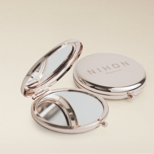 NIHON Exclusive Compact Mirror - Rose Gold