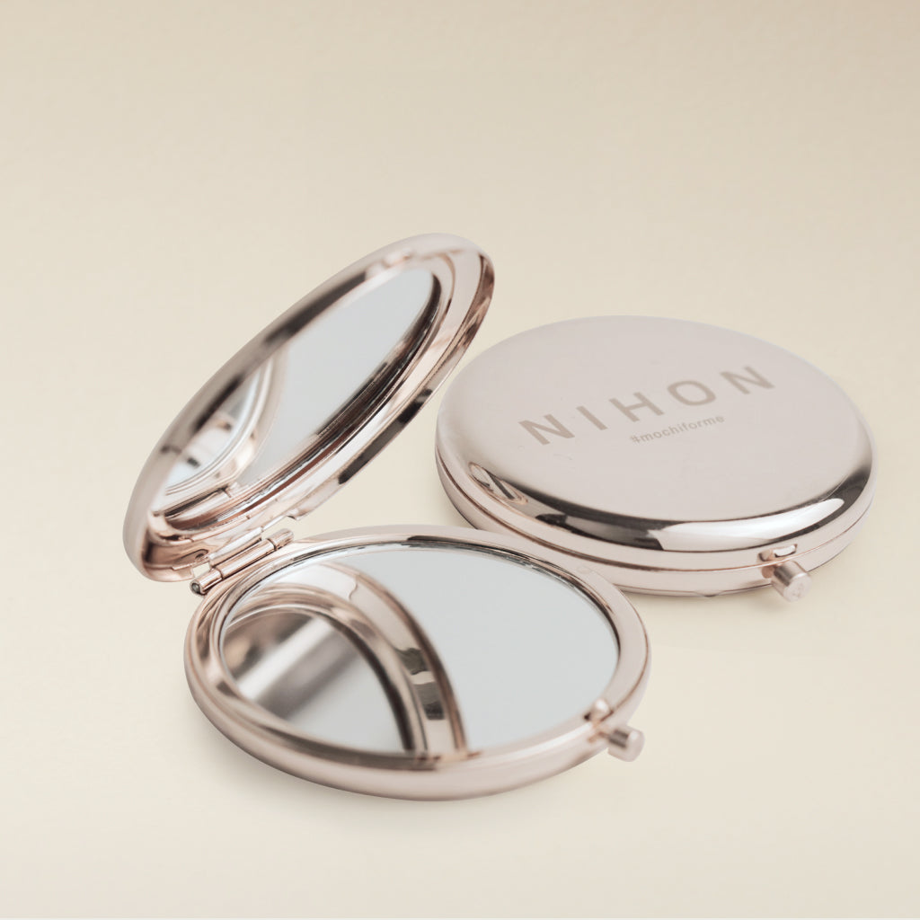 🎁 NIHON Exclusive Compact Mirror (Rose Gold)