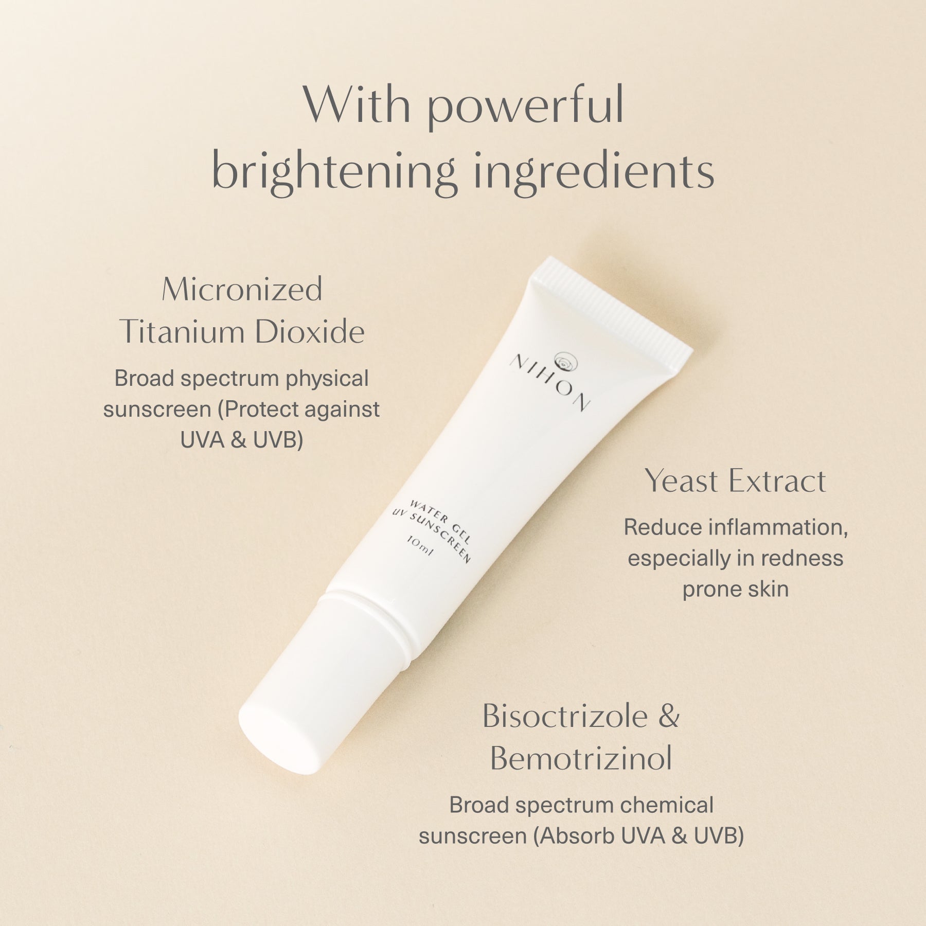 Water Gel UV Sunscreen Travel