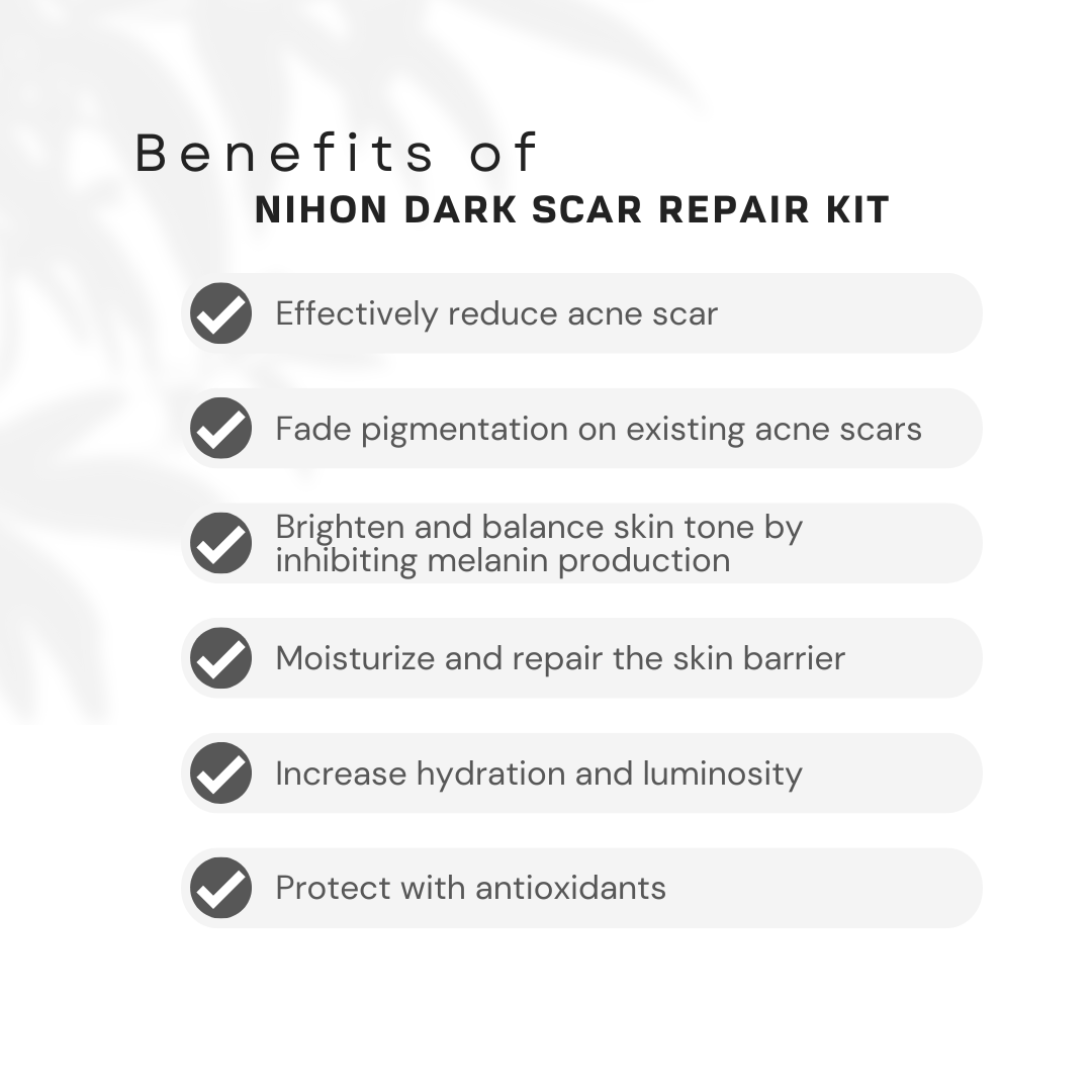 Benefits of Nihon Dark Scar Repair Kit