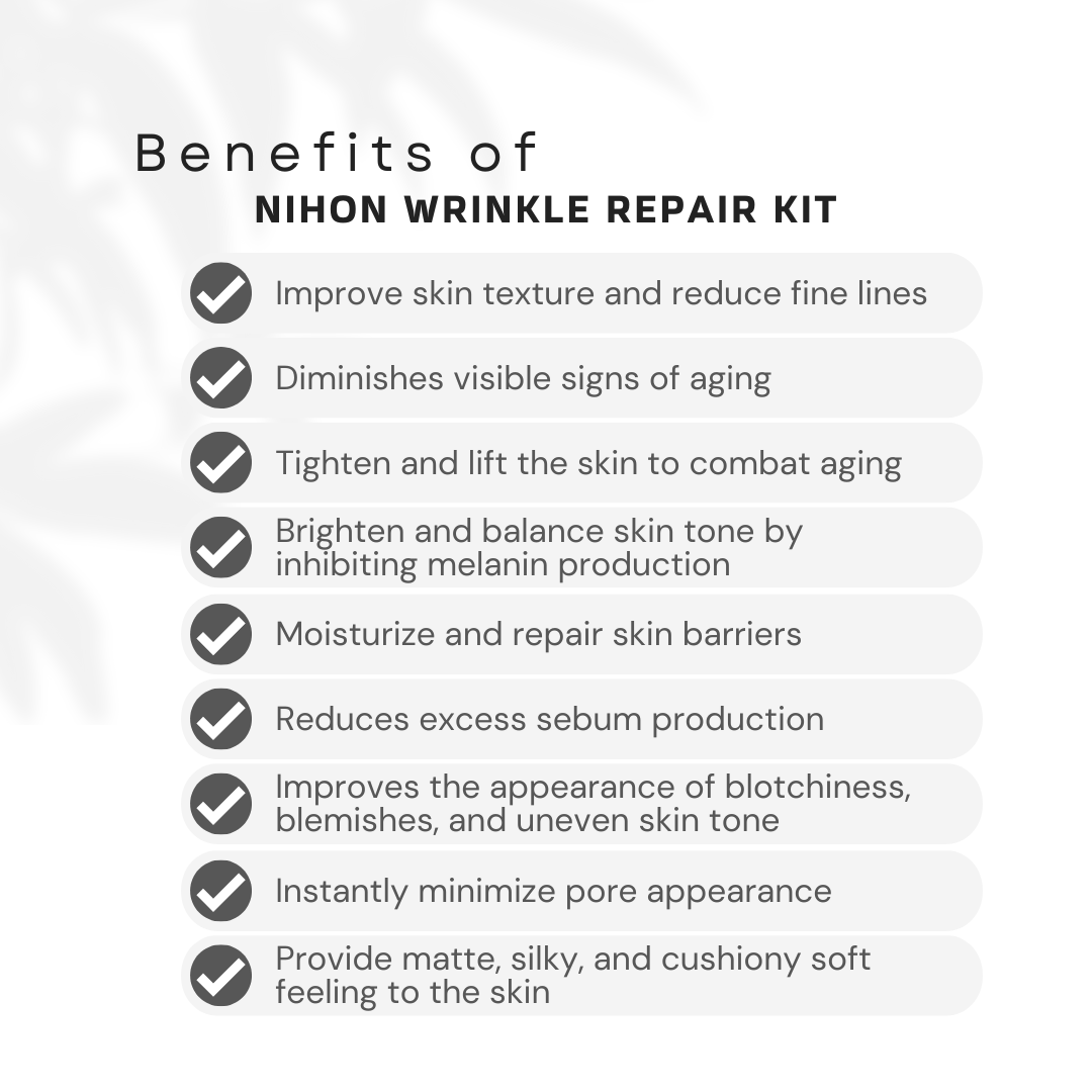 Benefits of Nihon Wrinkle Repair Kit